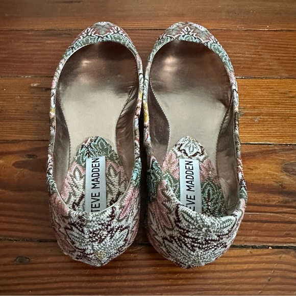 Steve Madden printed Heaven flats in Beige 6.5 - Picture 5 of 8